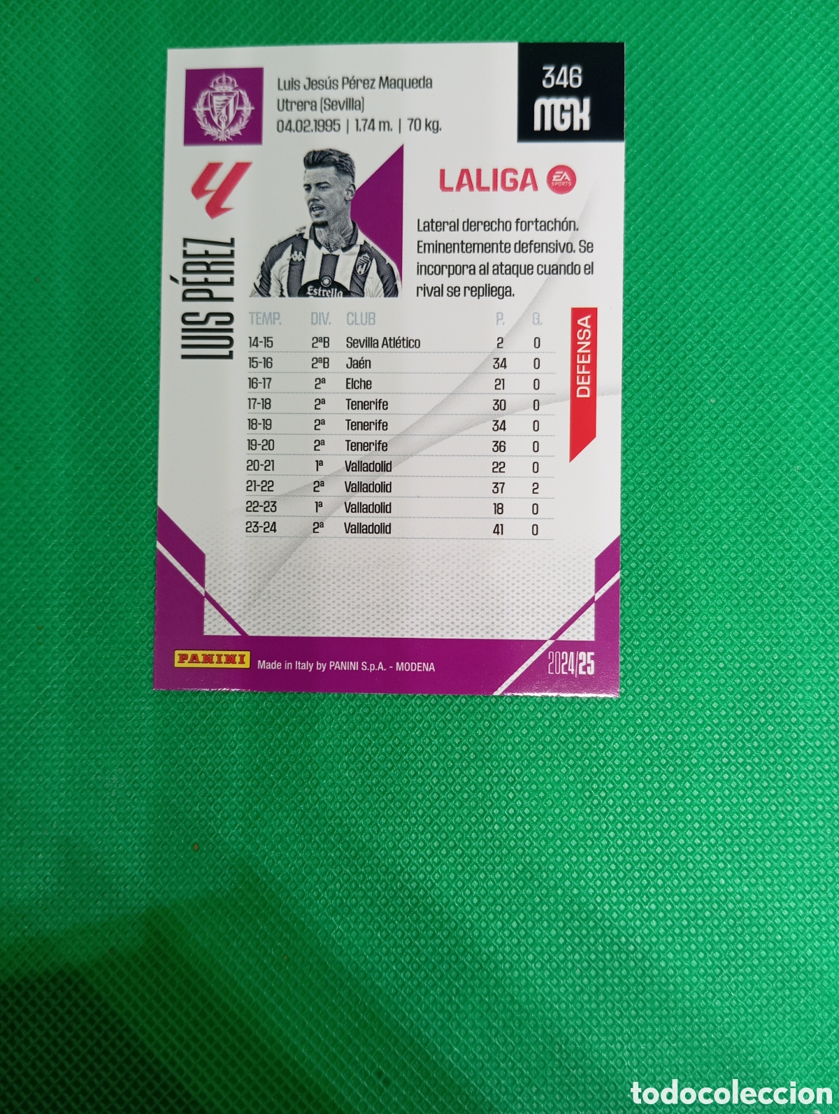 Trading cards: 346 Luis P&eacute;rez / Megacracks 2024 - Foto 2