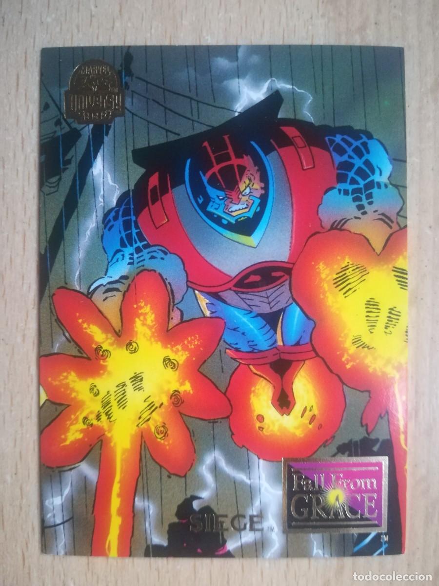 Trading cards: Marvel Universe 1994 N&ordm; 65. Fall from Grace (2 de 9) Siege. - Foto 1