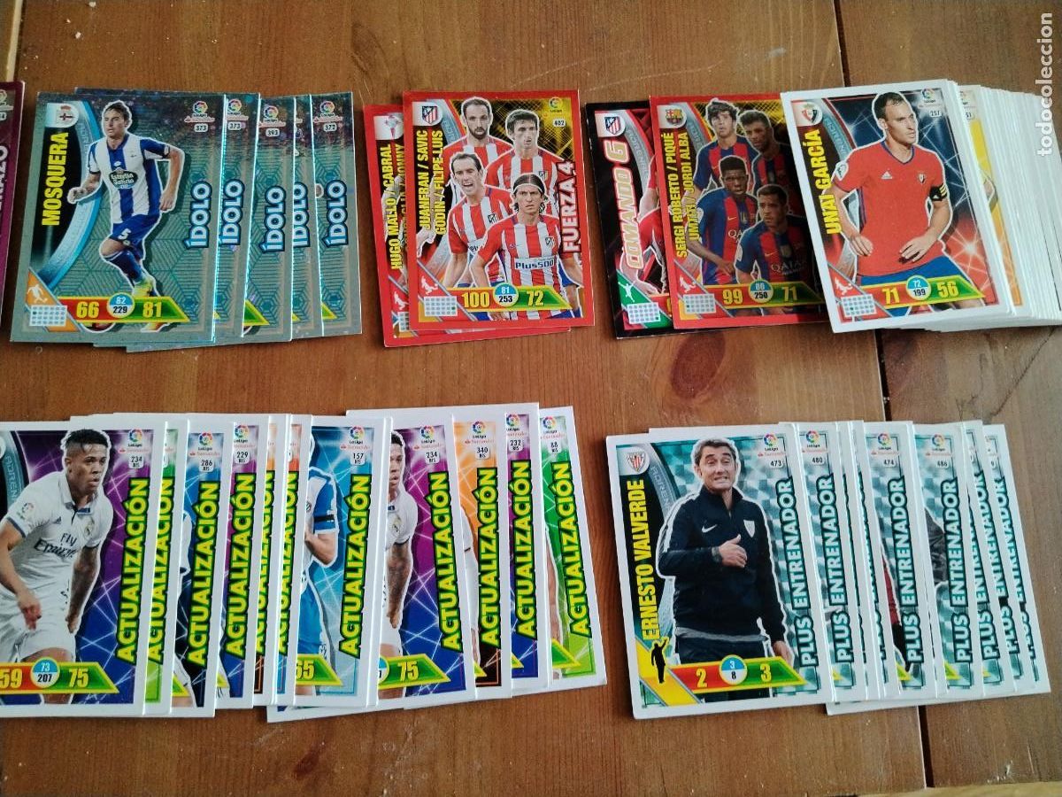 Trading cards: Adrenalyn 2016-17 -xl -100 cromos - Foto 2
