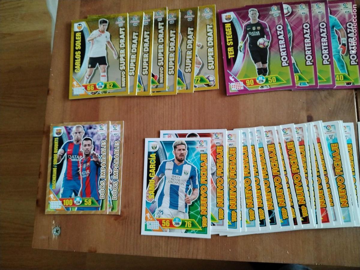 Trading cards: Adrenalyn 2016-17 -xl -100 cromos - Foto 3