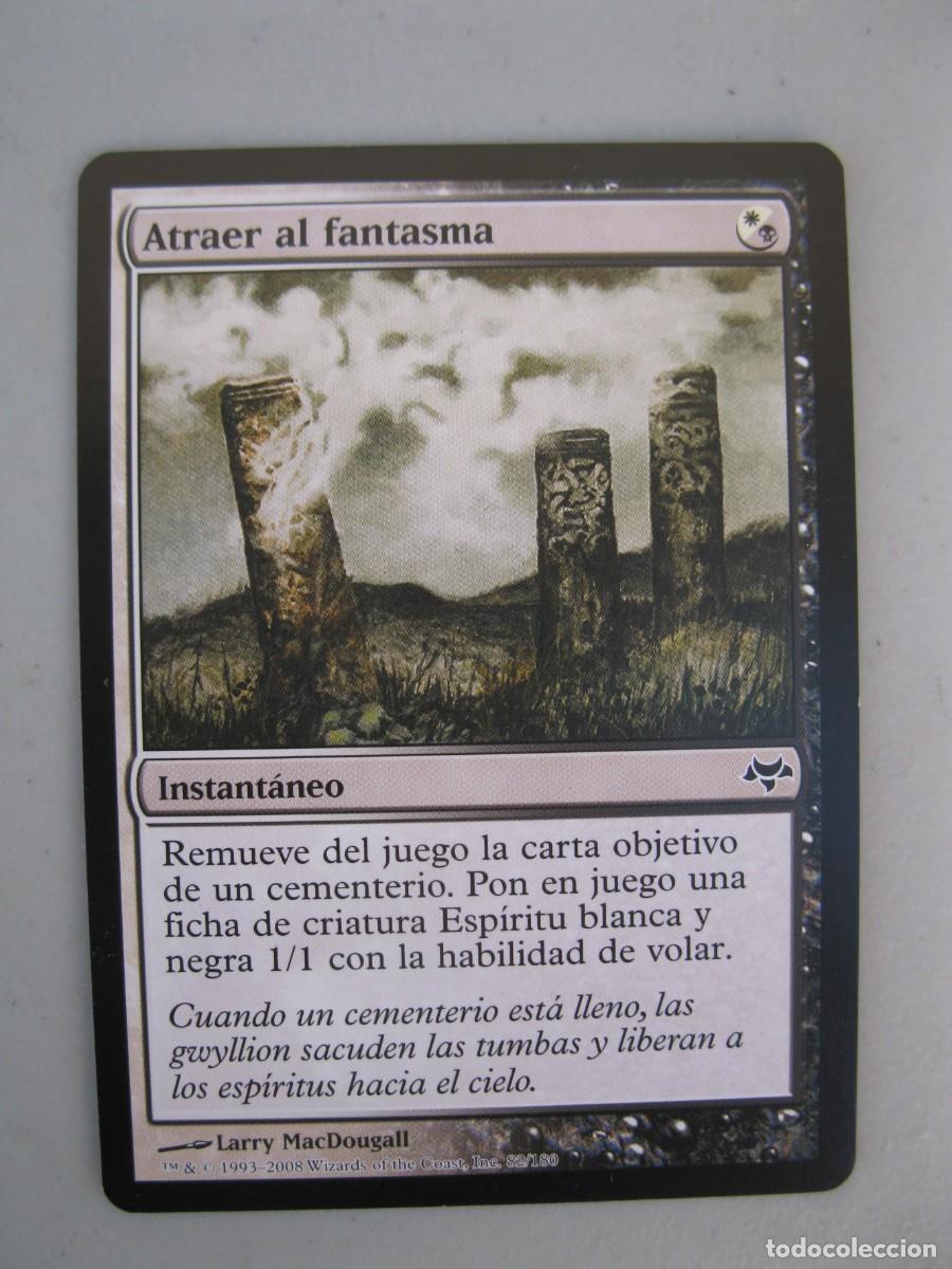 Trading cards: MAGIC THE GATHERING - DECKMASTER - ATRAER AL FANTASMA - INSTANT&Aacute;NEO. - Foto 1