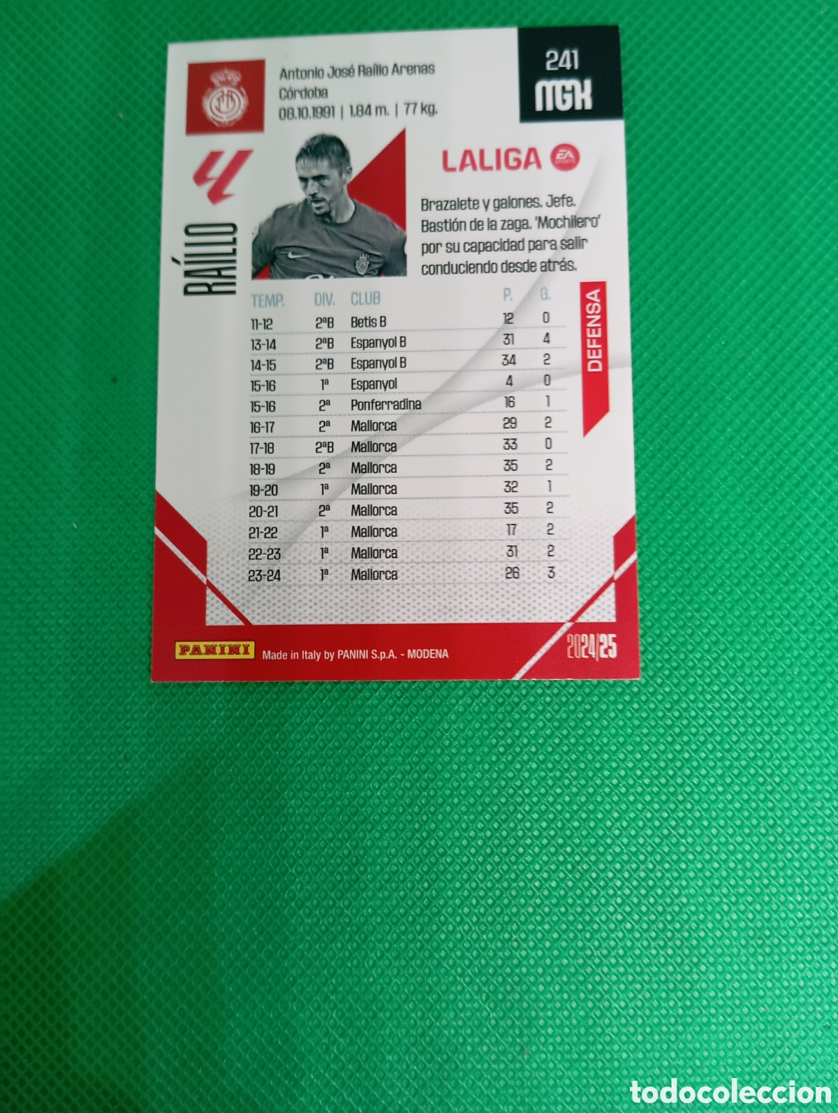 Trading cards: 241 Raillo / Megacracks 2024 - Foto 2