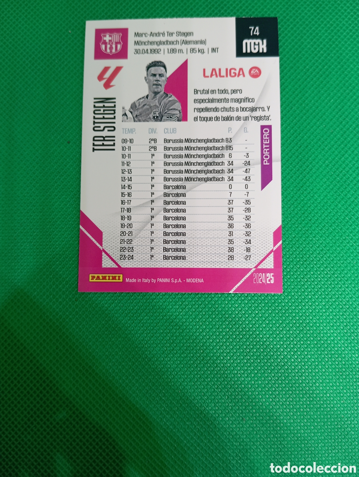 Trading cards: 74 Ter Stegen / Megacracks 2024 - Foto 2