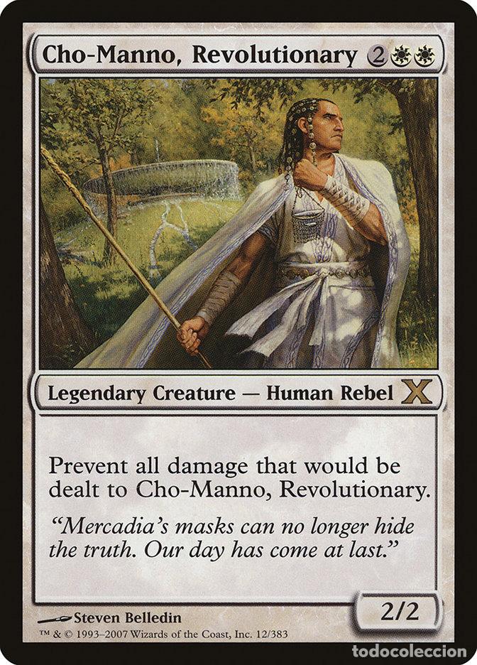 Trading Cards: Carta MTG-Cho-Manno, Revolutionary-Decima Edizione-N.012-EN-EX-Rare - Magic the Gathering
