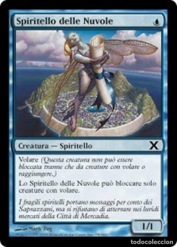Trading Cards: Carta MTG-Cloud Sprite-Decima Edizione-N.075-EN-LP-Common - Magic the Gathering