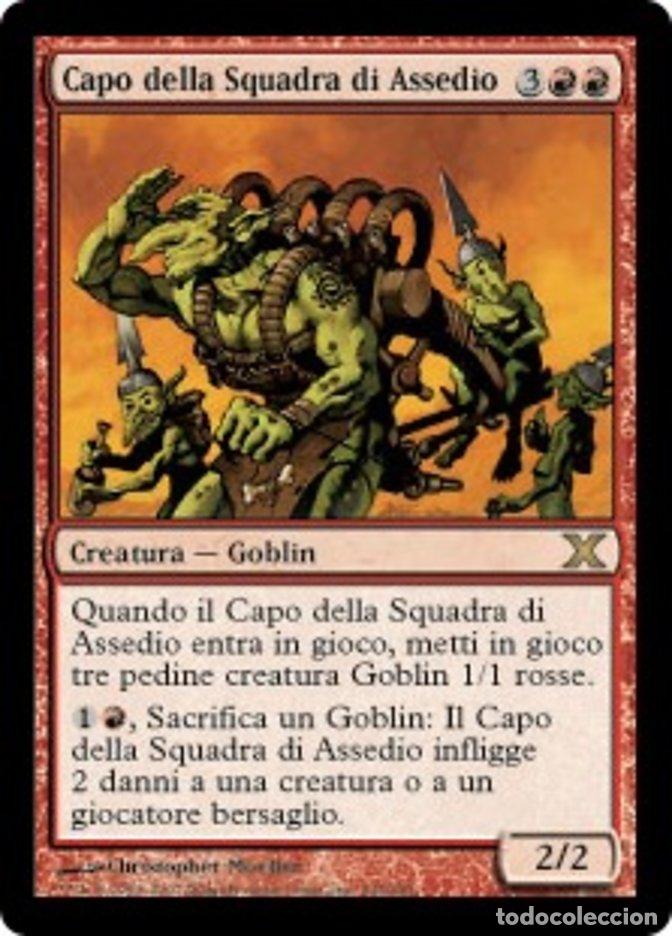 Trading Cards: Carta MTG-Capo della Squadra di Assedio-Decima Edizione-N.234-ITA-LP-Rare - Magic the Gathering