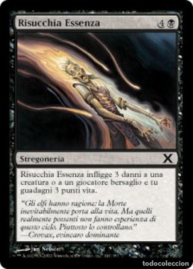 Trading Cards: Carta MTG-Risucchia Essenza-Decima Edizione-N.141-ITA-EX-Common - Magic the Gathering