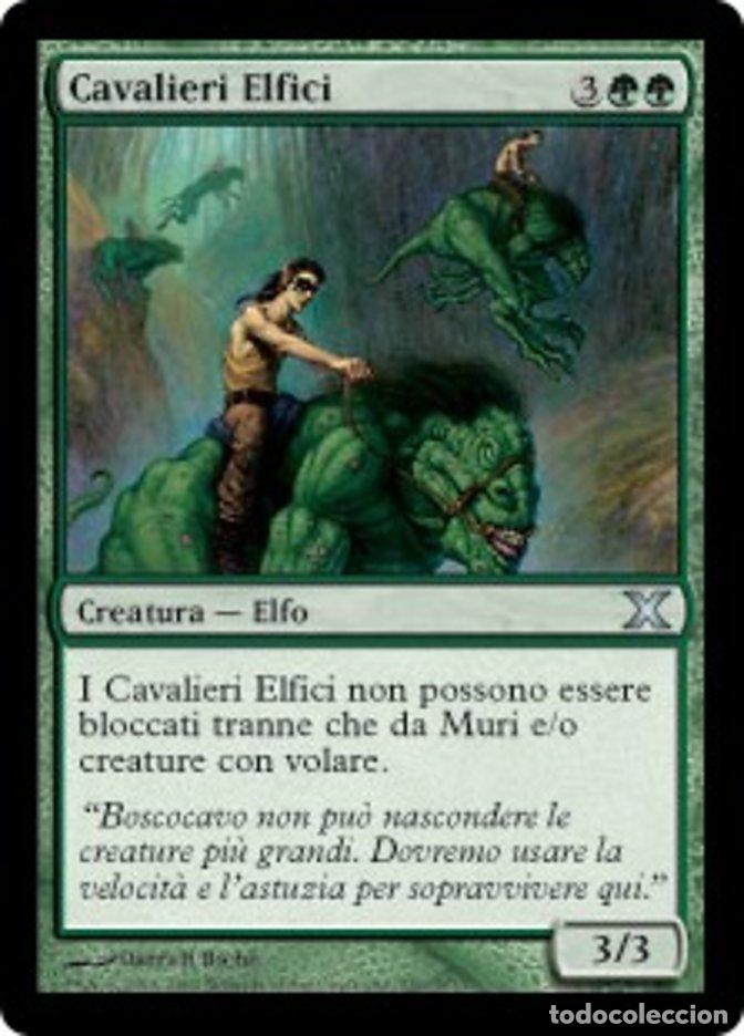 Trading Cards: Carta MTG-Cavalieri Elfici-Decima Edizione-N.259-ITA-Good-Uncommon - Magic the Gathering