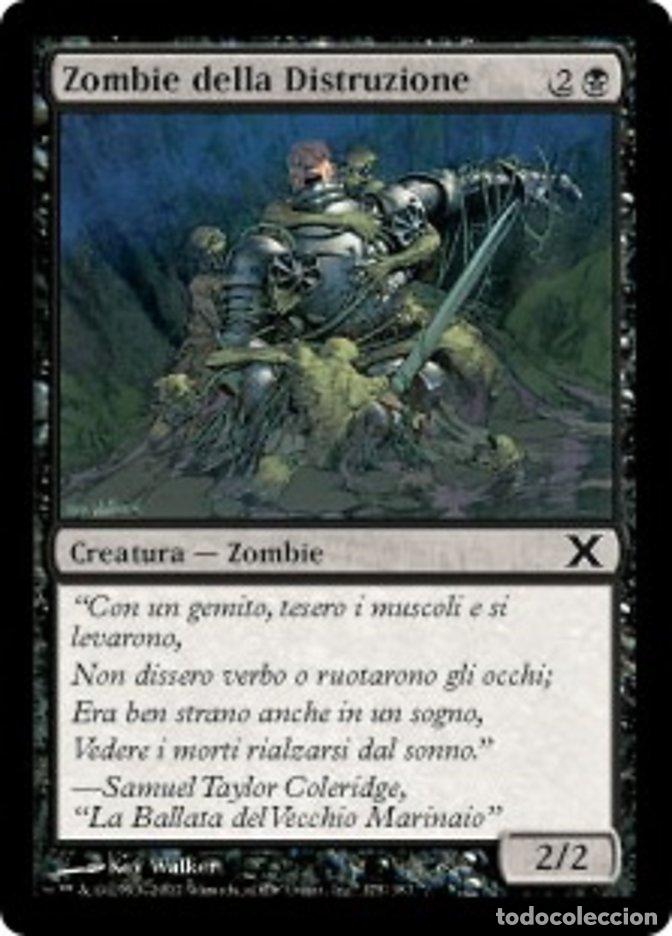 Trading Cards: Carta MTG-Zombi della Distruzione-Decima Edizione-N.175-ITA-Good-Common - Magic the Gathering
