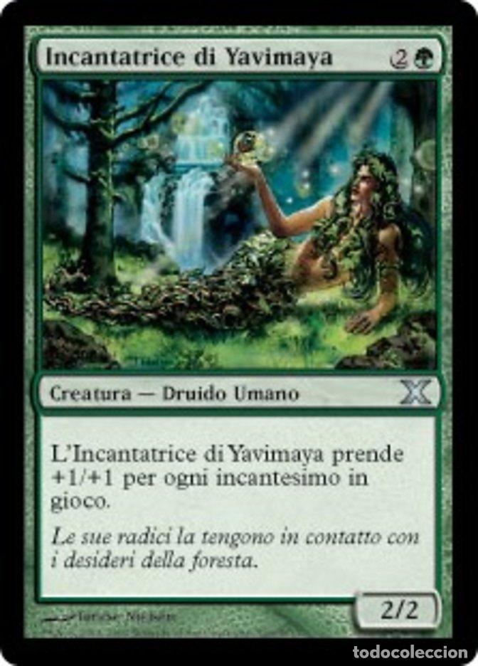 Trading Cards: Carta MTG-Incantatrice di Yavimaya-Decima Edizione-N.310-ITA-EX-Uncommon - Magic the Gathering