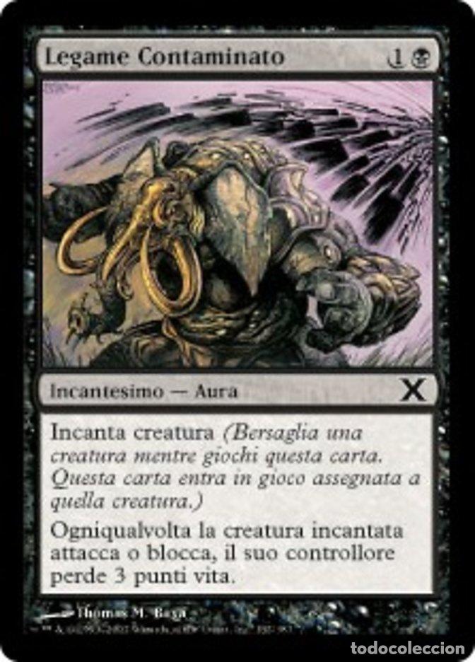 Trading Cards: Carta MTG-Legame Contaminato-Decima Edizione-N.132-ITA-EX-Common - Magic the Gathering