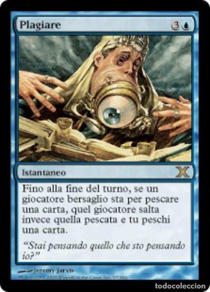 Trading Cards: Carta MTG-Plagiare-Decima Edizione-N.097-ITA-EX-Rare - Magic the Gathering