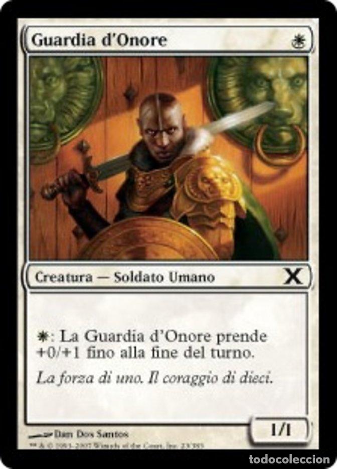 Trading Cards: Carta MTG-Guardia d'Onore-Decima Edizione-N.023-ITA-EX-Common - Magic the Gathering