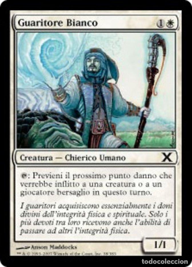 Trading Cards: Carta MTG-Guaritore Bianco-Decima Edizione-N.038-ITA-Good-Common - Magic the Gathering