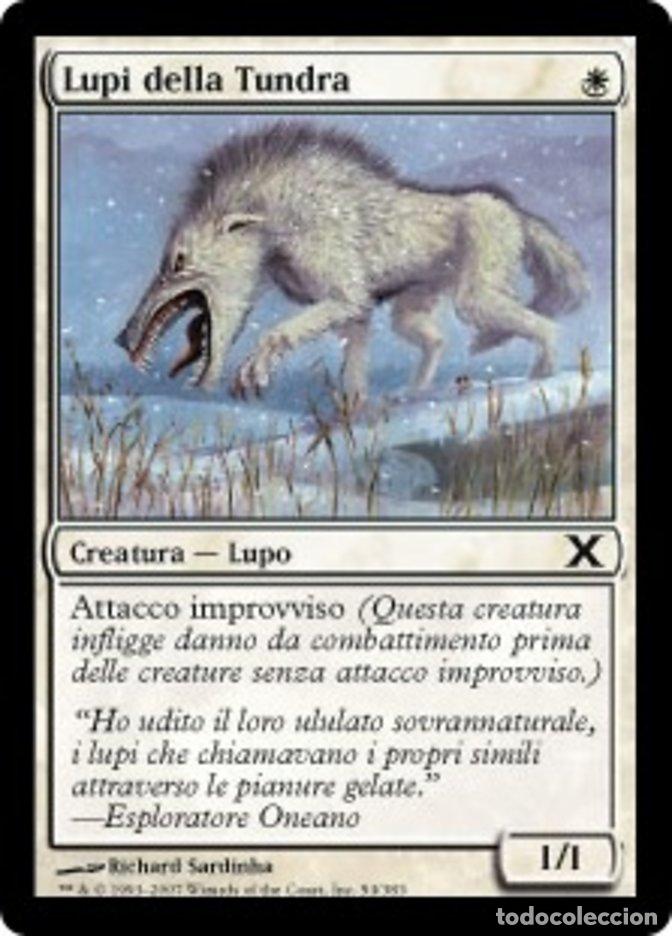 Trading Cards: Carta MTG-Lupi della Tundra-Decima Edizione-N.054-ITA-Good-Common - Magic the Gathering