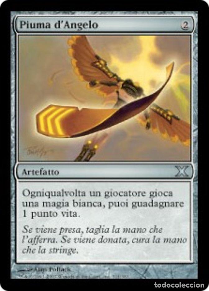 Trading Cards: Carta MTG-Piuma d'Angelo-Decima Edizione-N.311-ITA-Good-Uncommon - Magic the Gathering