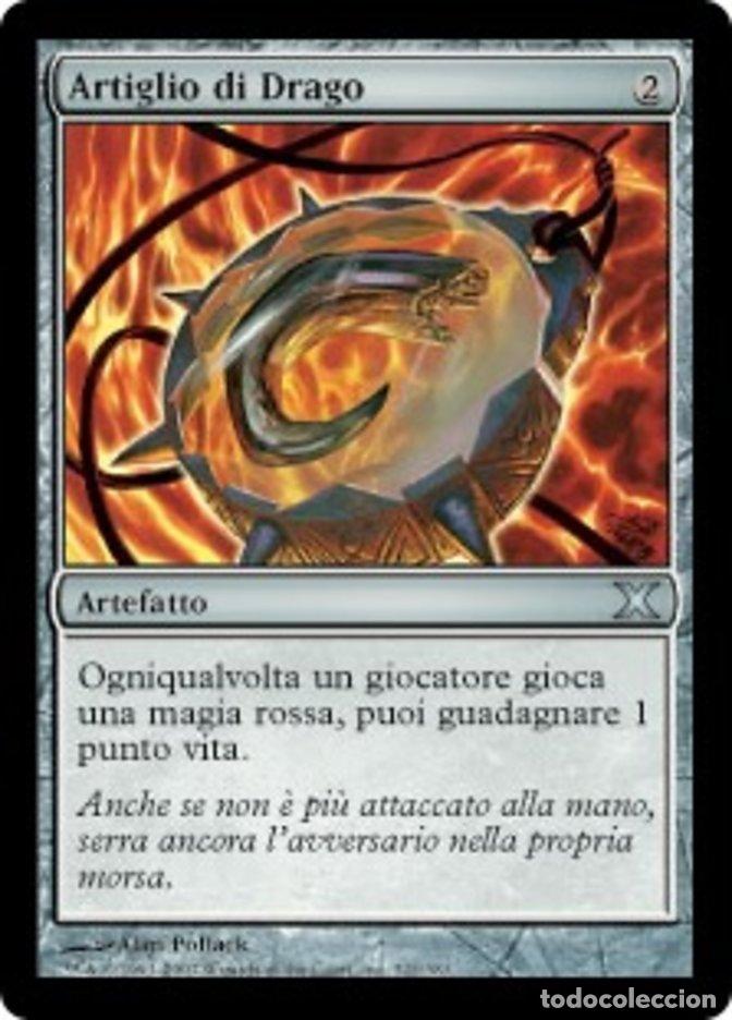 Trading Cards: Carta MTG-Artiglio di Drago-Decima Edizione-N.322-ITA-EX-Uncommon - Magic the Gathering