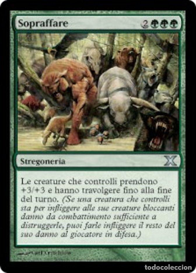 Trading Cards: Carta MTG-Sopraffare-Decima Edizione-N.284-ITA-LP-Uncommon - Magic the Gathering