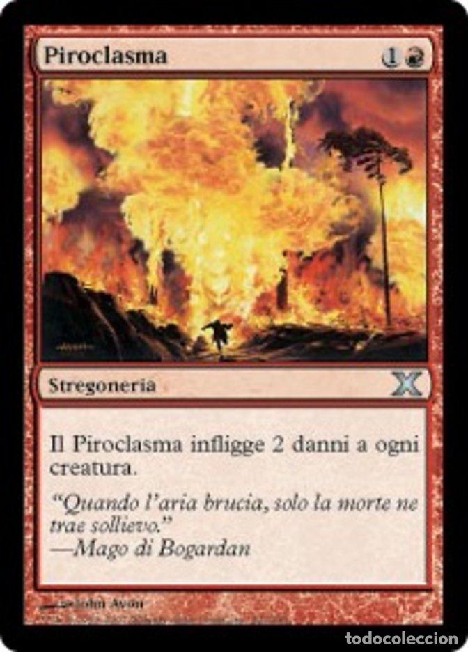 Trading Cards: Carta MTG-Piroclasma-Decima Edizione-N.222-ITA-EX-Uncommon - Magic the Gathering