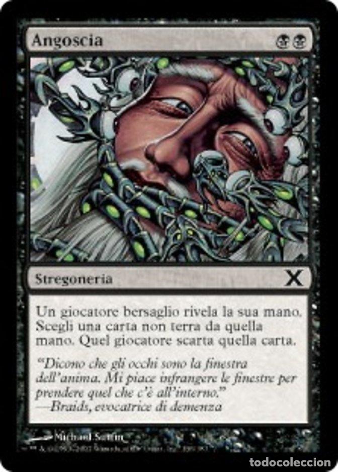 Trading Cards: Carta MTG-Angoscia-Decima Edizione-N.136-ITA-Played-Common - Magic the Gathering