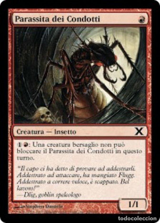 Trading Cards: Carta MTG-Parassita dei Condotti-Decima Edizione-N.198-ITA-EX-Common - Magic the Gathering