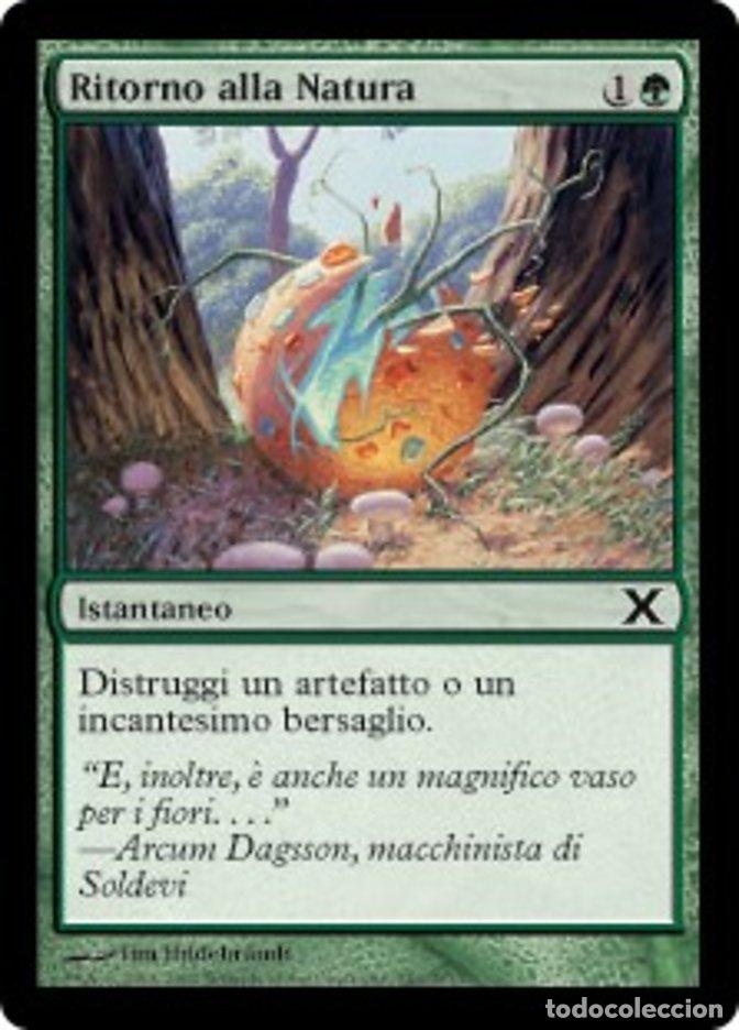 Trading Cards: Carta MTG-Ritorno alla Natura-Decima Edizione-N.282-ITA-EX-Common - Magic the Gathering