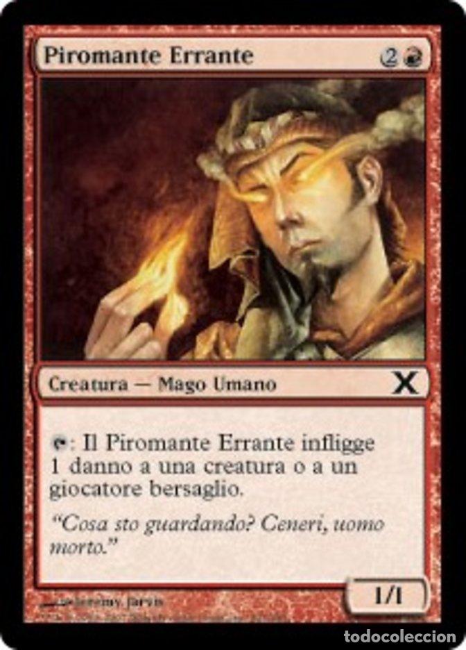 Trading Cards: Carta MTG-Piromante Errante-Decima Edizione-N.221-ITA-EX-Common - Magic the Gathering