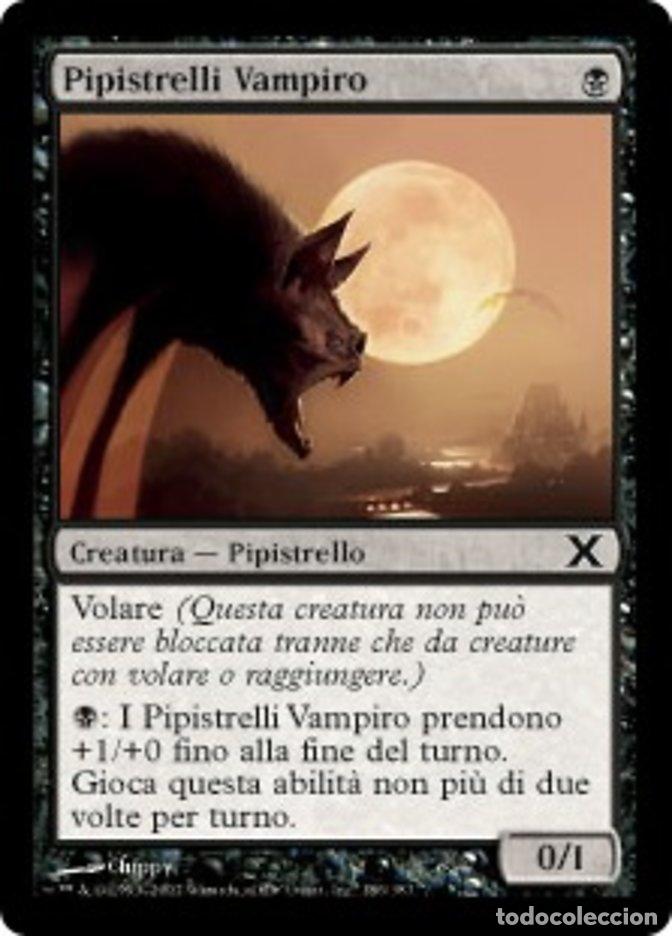 Trading Cards: Carta MTG-Pipistrelli Vampiro-Decima Edizione-N.186-ITA-EX-Common - Magic the Gathering
