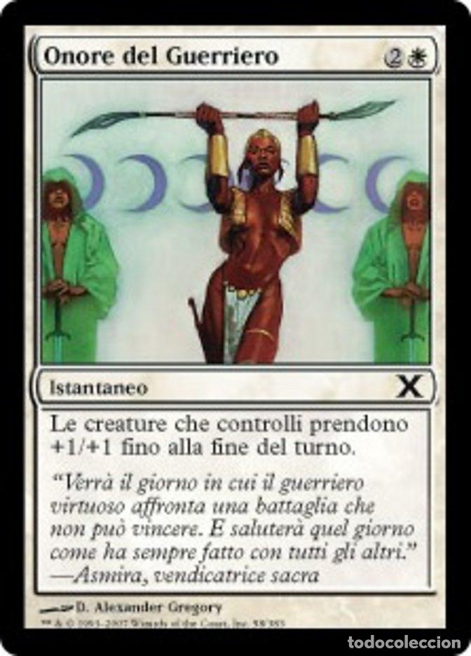 Trading Cards: Carta MTG-Onore del Guerriero-Decima Edizione-N.058-ITA-Poor-Common - Magic the Gathering