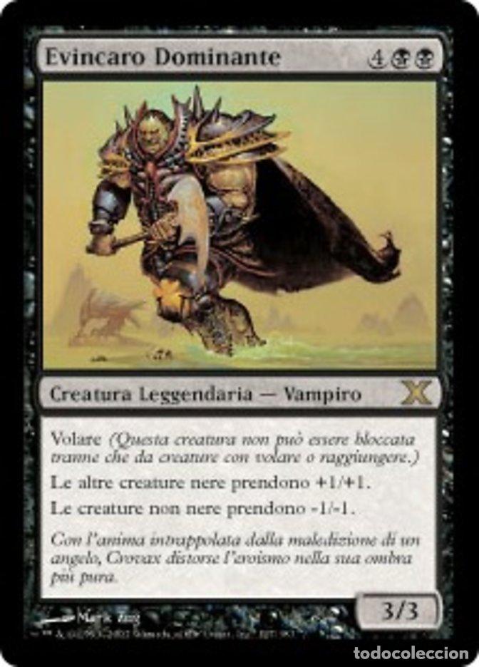 Trading Cards: Carta MTG-Evincaro Dominante-Decima Edizione-N.127-ITA-EX-Rare - Magic the Gathering