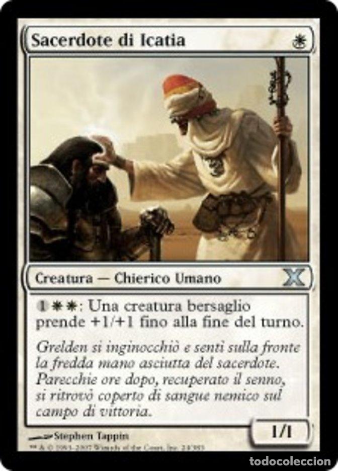 Trading Cards: Carta MTG-Sacerdote di Icatia-Decima Edizione-N.024-ITA-LP-Uncommon - Magic the Gathering