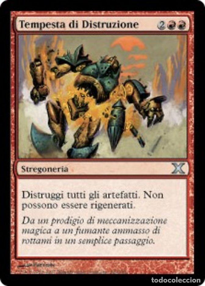 Trading Cards: Carta MTG-Tempesta di Distruzione-Decima Edizione-N.229-ITA-EX-Uncommon - Magic the Gathering