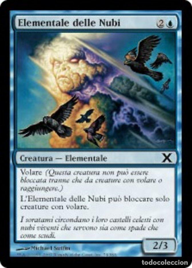 Trading Cards: Carta MTG-Elementale delle Nubi-Decima Edizione-N.074-ITA-Good-Common - Magic the Gathering