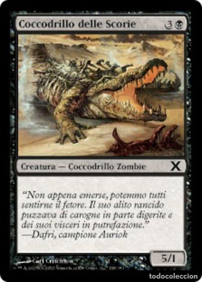 Trading Cards: Carta MTG-Coccodrillo delle Scorie-Decima Edizione-N.138-ITA-EX-Common - Magic the Gathering