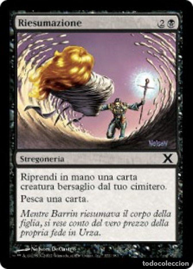 Trading Cards: Carta MTG-Riesumazione-Decima Edizione-N.172-ITA-EX-Common - Magic the Gathering