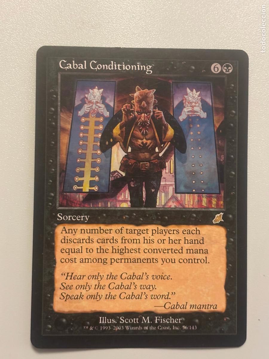 Trading cards: MAGIC THE GATHERING - CABAL CONDITIONING ( SCOURGE ) - Foto 1