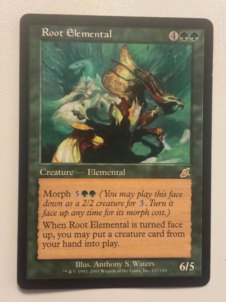 Trading cards: MAGIC THE GATHERING - ROOT ELEMENTAL ( SCOURGE ) - Foto 1