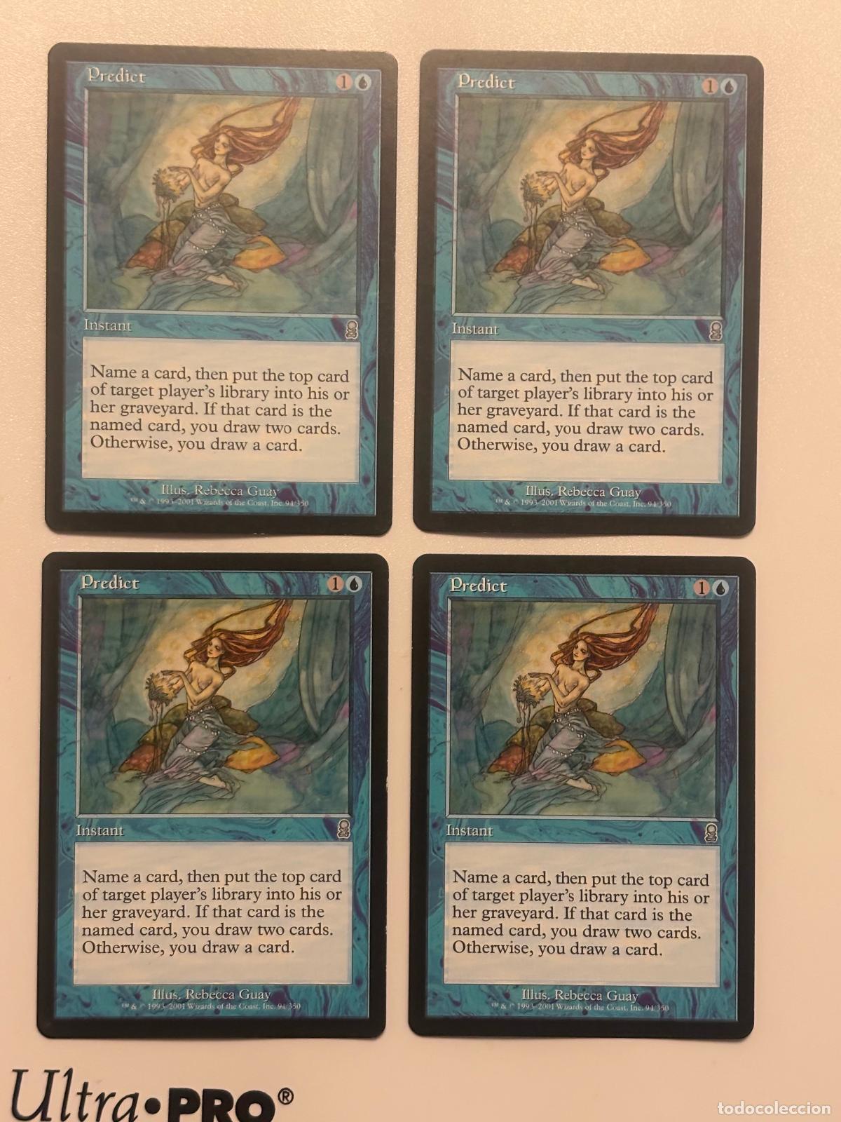 Trading cards: MAGIC THE GATHERING -PREDICT x 4 ( ODYSSEY ) - Foto 1