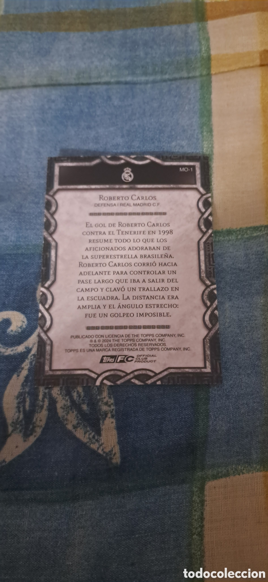 Trading cards: REAL MADRID ROBERTO CARLOS - Foto 2