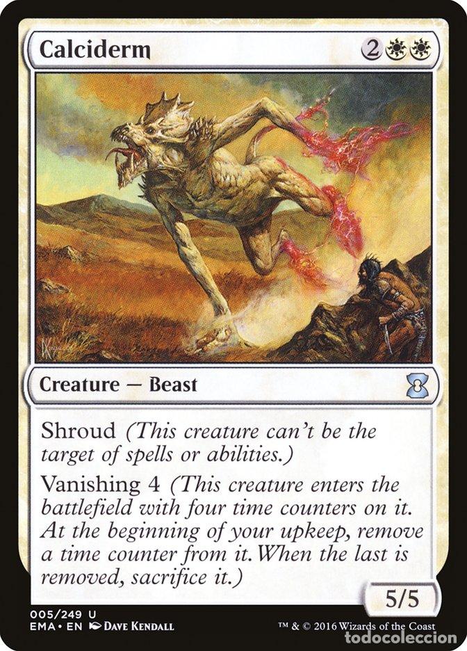 Trading Cards: Carta MTG-Calciderm-Eternal Masters-N.005-EN-NM-Uncommon - Magic the Gathering