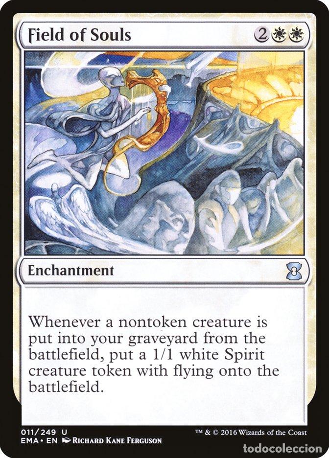 Trading Cards: Carta MTG-Field of Souls-Eternal Masters-N.011-EN-NM-Uncommon - Magic the Gathering