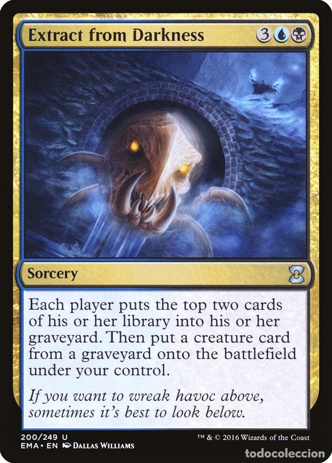 Trading Cards: Carta MTG-Extract from Darkness-Eternal Masters-N.200-EN-NM-Uncommon - Magic the Gathering