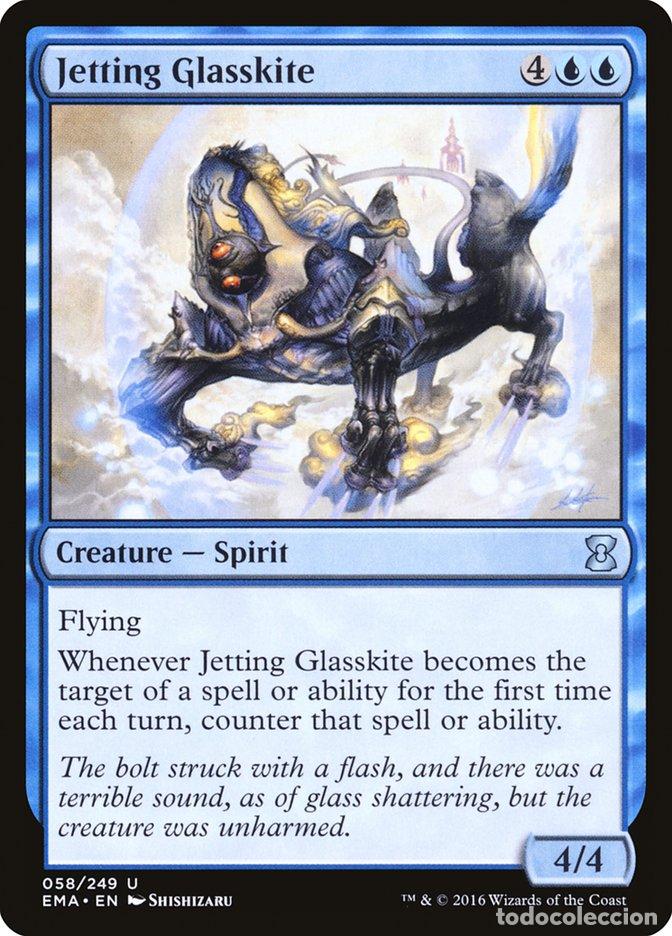 Trading Cards: Carta MTG-Jetting Glasskite-Eternal Masters-N.058-EN-NM-Uncommon - Magic the Gathering
