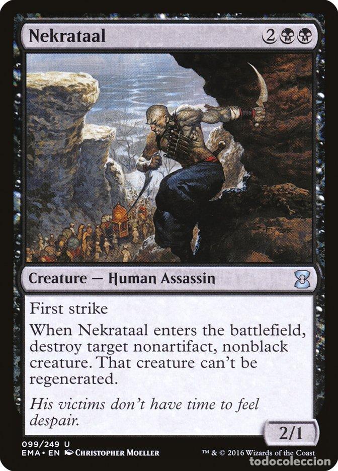 Trading Cards: Carta MTG-Nekrataal-Eternal Masters-N.099-EN-NM-Uncommon - Magic the Gathering