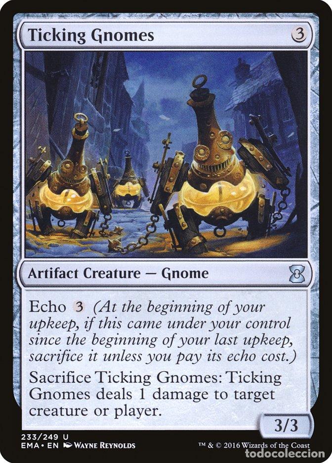 Trading Cards: Carta MTG-Ticking Gnomes-Eternal Masters-N.233-EN-NM-Uncommon - Magic the Gathering