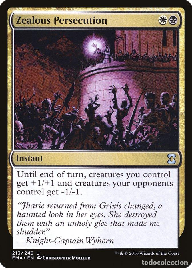 Trading Cards: Carta MTG-Zealous Persecution-Eternal Masters-N.213-EN-NM-Uncommon - Magic the Gathering