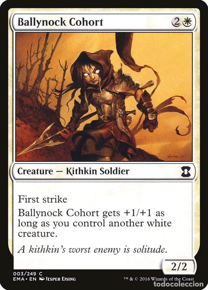 Trading Cards: Carta MTG-Ballynock Cohort-Eternal Masters-N.003-EN-NM-Common - Magic the Gathering