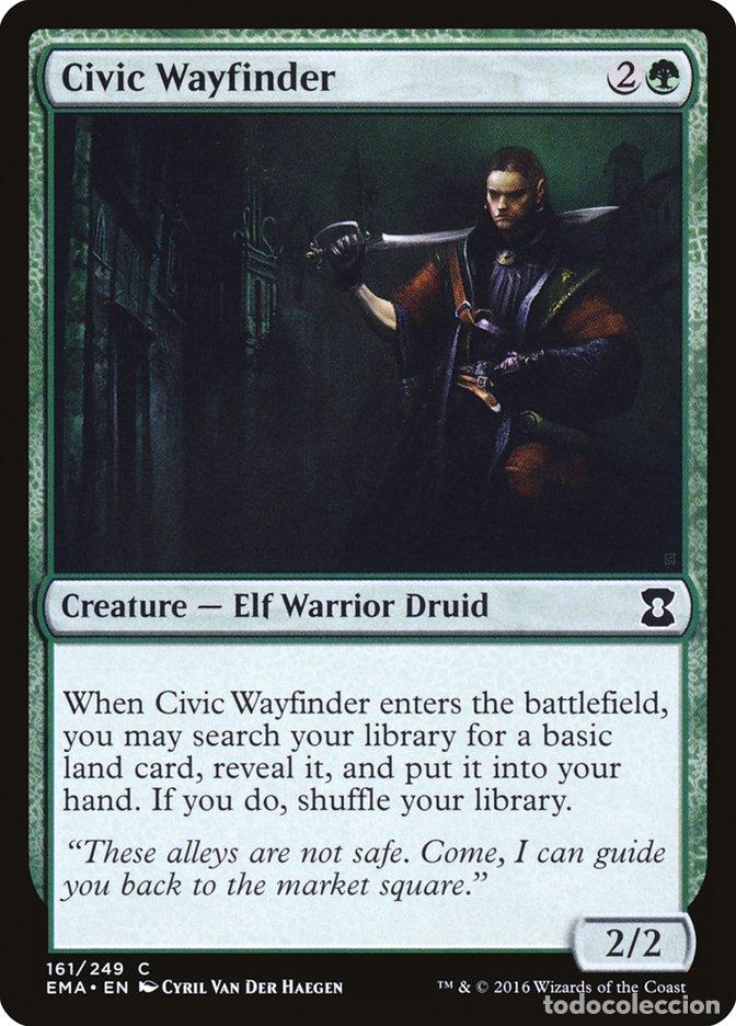 Trading Cards: Carta MTG-Civic Wayfinder-Eternal Masters-N.161-EN-NM-Common - Magic the Gathering