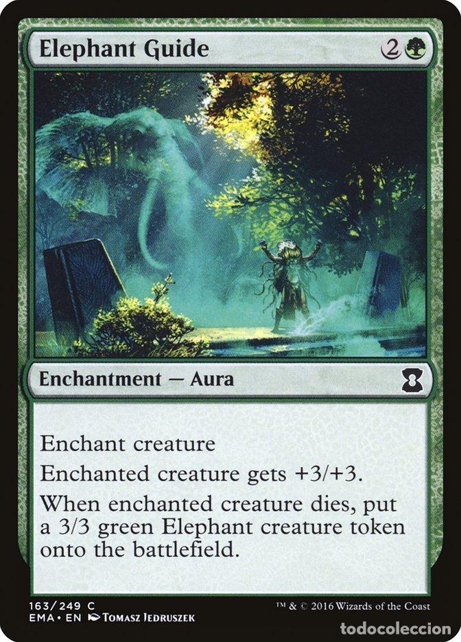Trading Cards: Carta MTG-Elephant Guide-Eternal Masters-N.163-EN-NM-Common - Magic the Gathering