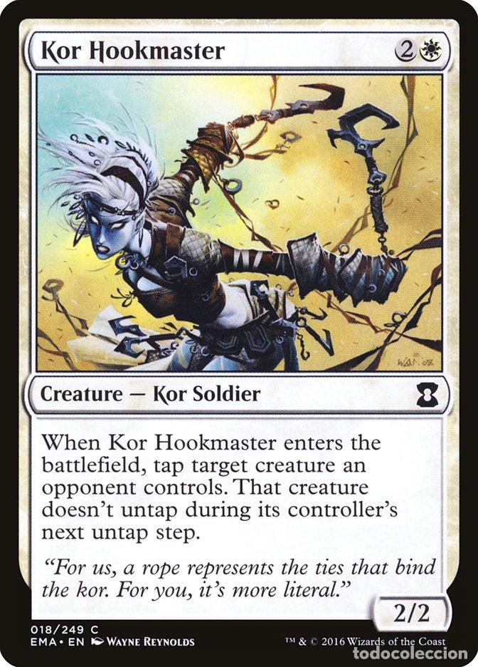 Trading Cards: Carta MTG-Kor Hookmaster-Eternal Masters-N.018-EN-NM-Common - Magic the Gathering